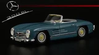 Mercedes-Benz 300SL Roadster // Vanguards // Масштабные модели автомобилей 1:43