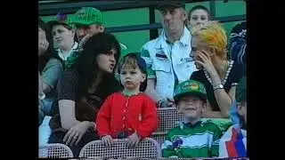 Stöger und Ratajczyk halten am 11.5.1997 die Titelchance gegen den GAK am Leben.