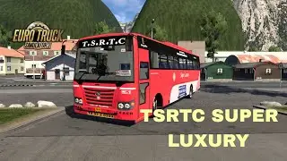 HYDERABAD TO TIRUPATI | TSRTC EICHER SUPER LUXURY BUS | INDIAN BUS | ETS 2