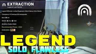 Destiny 2 EXTRACTION Lost Sector Legend Solo Flawless | Location in The Throne World