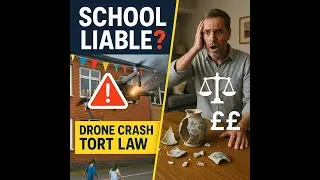School Liability Drone Accident Tort Law Case Study UK!