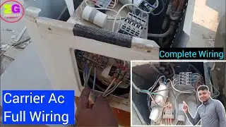 Carrier Ac Wiring || Carrier Ac Contactor wiring || Carrier Ductable Ac Wiring || How To Ac Wiring