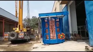 15T melting furnace induction coil install