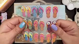 ASMR | To The Beach 🏖️ | Relaxing Scrapbooking | No Music | No Talking
