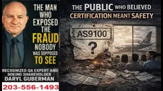 BOEING UNCERTIFIED 23 YRS. BUILT 12k COMMERCIAL&ldquo;THE PUBLIC WHO BELIEVED CERTIFICATION MEANT SAFETY&rdquo;