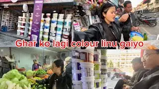 Aama xora goiyo Dharan Bajar Ghar ko lagi shopping 🛍️ garnu 😊