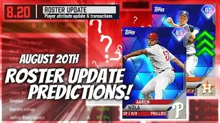 SO Many Diamond Upgrades! August 20th Roster Update Predictions! MLB The Show 20