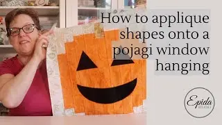 How to add accents to pojagi window hangings