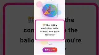 Created a proper party joke using AI with no coding required #games #tech #1million
