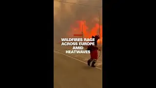 Wildfires rage across Europe amid heatwaves
