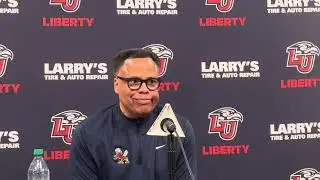 Ritchie McKay postgame press conference as Liberty beats Jax State
