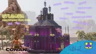 Conan Exiles Syldavia. Para PS4/PS5. Mapa El Exilio