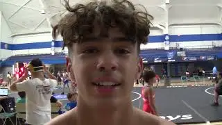 Josiah Boyden (GA), 2022 U15 Pan American Team Trials 52 kg Greco-Roman champion