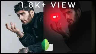 glowing social media icon |How to creat on phone |Snapseed tutorial