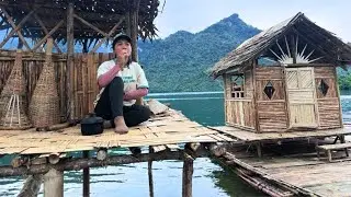 Completing the floating house on the lake. Life off the grid - P.5 @7Bushcaft