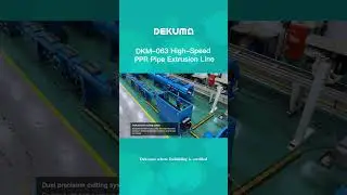 DKM 063: High-Speed PPR Extrusion. Unmatched Reliability. #extrusion #ppr