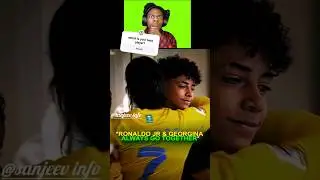 😱🤯When Cris Junior Defends Georgina 🤯 #ronaldo #football #edit #cr7 #messi #goal #shorts #shortsfeed
