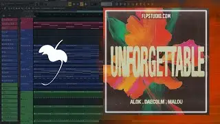 Alok, Daecolm, Malou - Unforgettable (FL Studio Remake)