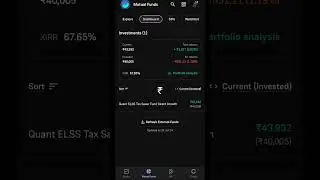 My mutual fund holding update in 26-10-24#investment #trading #shorts