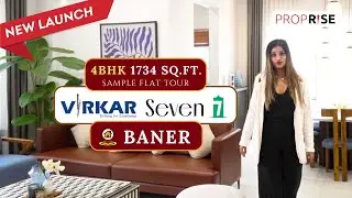 Luxurious 3BHK & 4BHK in Baner | 4BHK Sample Flat Tour | 1734 Sq.Ft | Near Pan Card Club Road, Pune