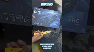 Unboxing SPARKLE Intel Arc A750 ORC OC Edition Dual Fan Graphics Card #unboxing #gpu #shorts