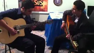 Gypsy Michael Dannys and Wally miller Playing Guitar