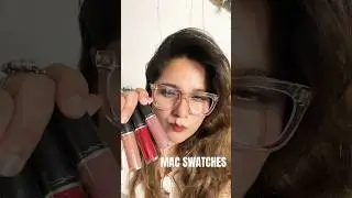 PART 1:- MAC LIQUID LIPSTICKS. See all 4 swatches in my next video. SUBSCRIBE NOW #lipstick