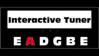 Interactive Guitar Tuner (Standard Tuning)