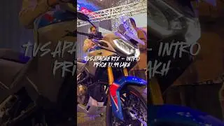 Introducing the all-new TVS Apache RTX at an introductory price of ₹1,99,000!#m#TVSApacheRTX