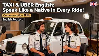 TAXI & UBER English: Speak Like a Native in Every Ride! | English Speaking | How to Learn English