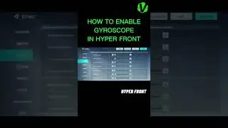 HOW TO ENABLE GYROSCOPE IN HYPER FRONT | #shorts