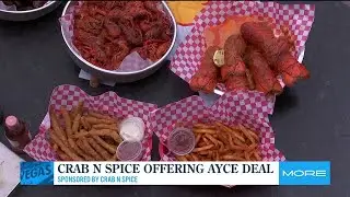 All you can eat seafood at Crab N Spice!