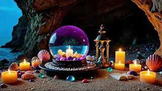 Magical Sea Spell Ambience | Background Meditation | Music and Wave Sounds | Hour Long