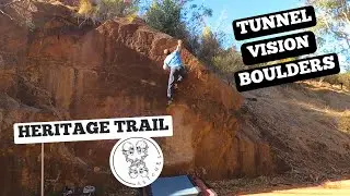 Tunnel Vision Boulders at Heritage Trail, Perth Hills