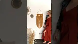 Making Macrame Wall Hanging | Yellow Wall Decor DIY | Macrame Wall Hanging Design Ideas | Boho Home