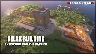 Minecraft : Extension For The Farmer Tutorial ｜How to Build in Minecraft ｜RELAX