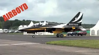 T-50 Golden Eagle Parking Farnborough Airshow