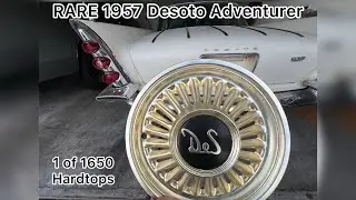 HEMI MONSTER with GOLD HUBCAPS on this RARE 1957 Desoto Adventurer