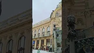 Municipal house in #prague #travelvlog #travel #snow #snowfall #sighting #historical #opera #czech