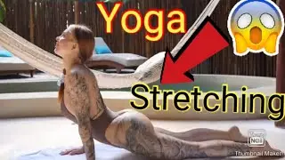Yoga Stretching Challenge (Model Roxystyle) #yoga #split #pilates #viral #fyp