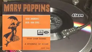 Julie Andrews, Dick Van Dyke, Chim Chim Cheree, 1965, His Master's Voice - POP 1363Vinyl, 7