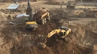 Polavaram project spill way construction work in progress.....!