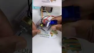Управление сервомотором с помощью потенциометра на микроконтроллере ESP32