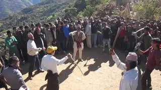 Bhuwa Festible the Doteli Culture Play with Sword