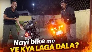 ROYAL ENFIELD AND PULSAR RS200 || BULLET LIGHT MODIFICATION ||