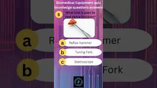 Biomedical Equipment Quiz: Test Your Medical Tech Knowledge! 🏥⚙️💡| biomedical engineering
