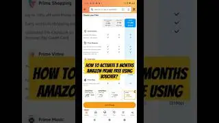 How to Activate 3 Months Amazon Prime Free  #amazon #2024 #shorts