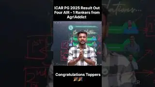 🌟 Proud Moment for Team AgriAddict! 🌟Our brilliant students have secured top ranks🎉