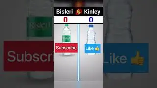Bisleri vs kinley #shorts #battle