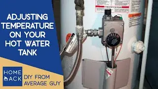 How to adjust hot water tank | Fix cold showers